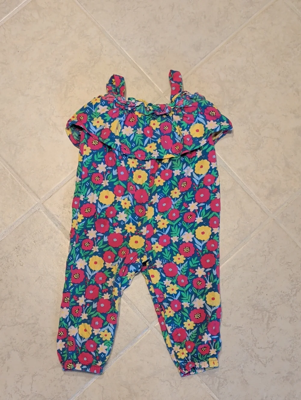 Tucker + Tate Floral Rayon Romper